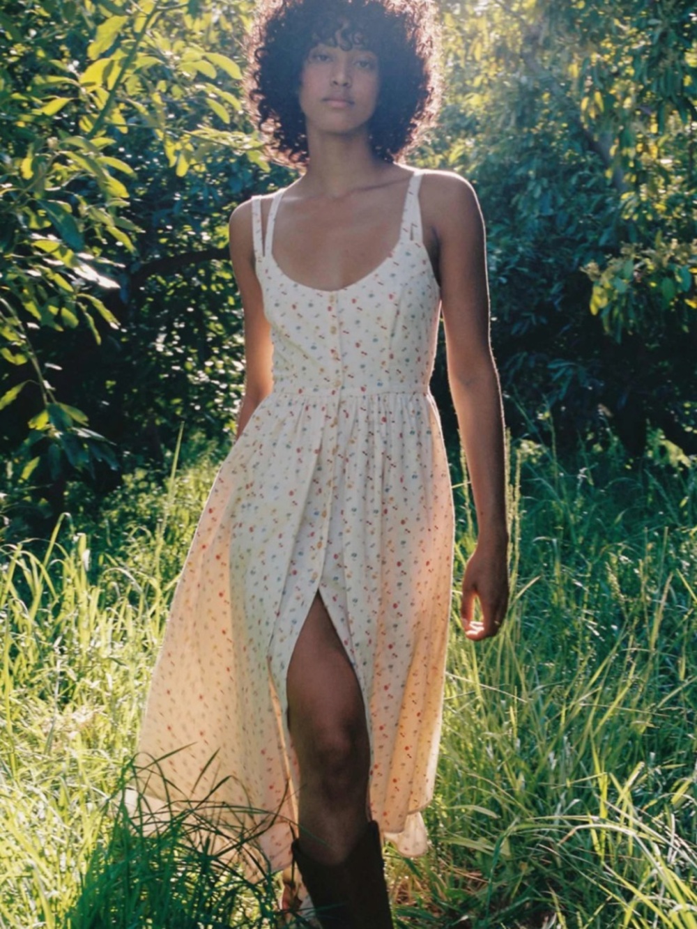 Christy Dawn The Nicks Dress in Carnelian Aster Garden